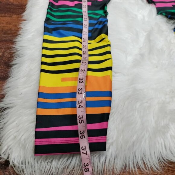 Nike Women's Sportswear Striped Indy Graphic Leggings Tights, Multicolor Size XL - Picture 8 of 10